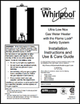 Whirlpool Natural Gas and Liquid Propane Water Heater Owners Manual