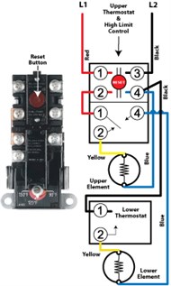 Single Element Water Heater Wiring Diagram from www.whirlpoolwaterheaters.com